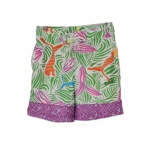 Puma Jungle Swirl Girl's Swim Athletic Shorts